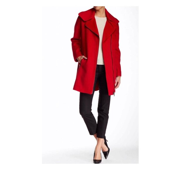 $495 Zac Posen Woman’s Wool Blend Coat. Size 8 - Picture 6 of 8